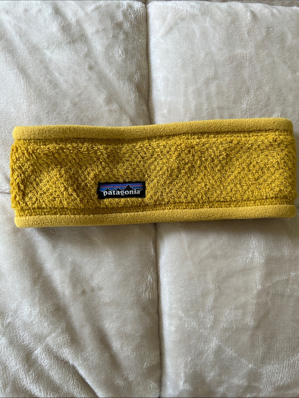 Patagonia Fleece Headband in Mustard